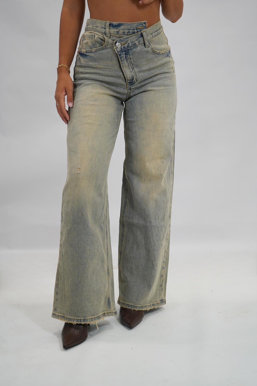 jeans sand asimmetrico