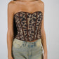 corsetto amber leopard