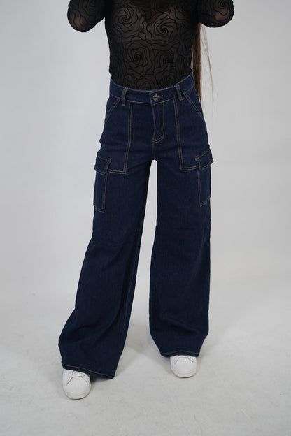 Jeans denim butterfly