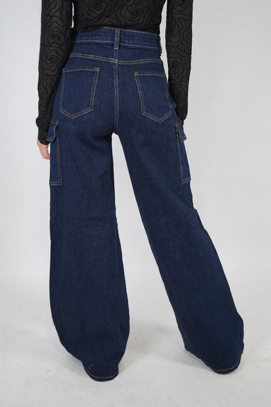 Jeans denim butterfly