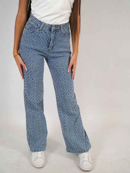 Jeans denim mini hole