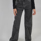 Jeans black leopard