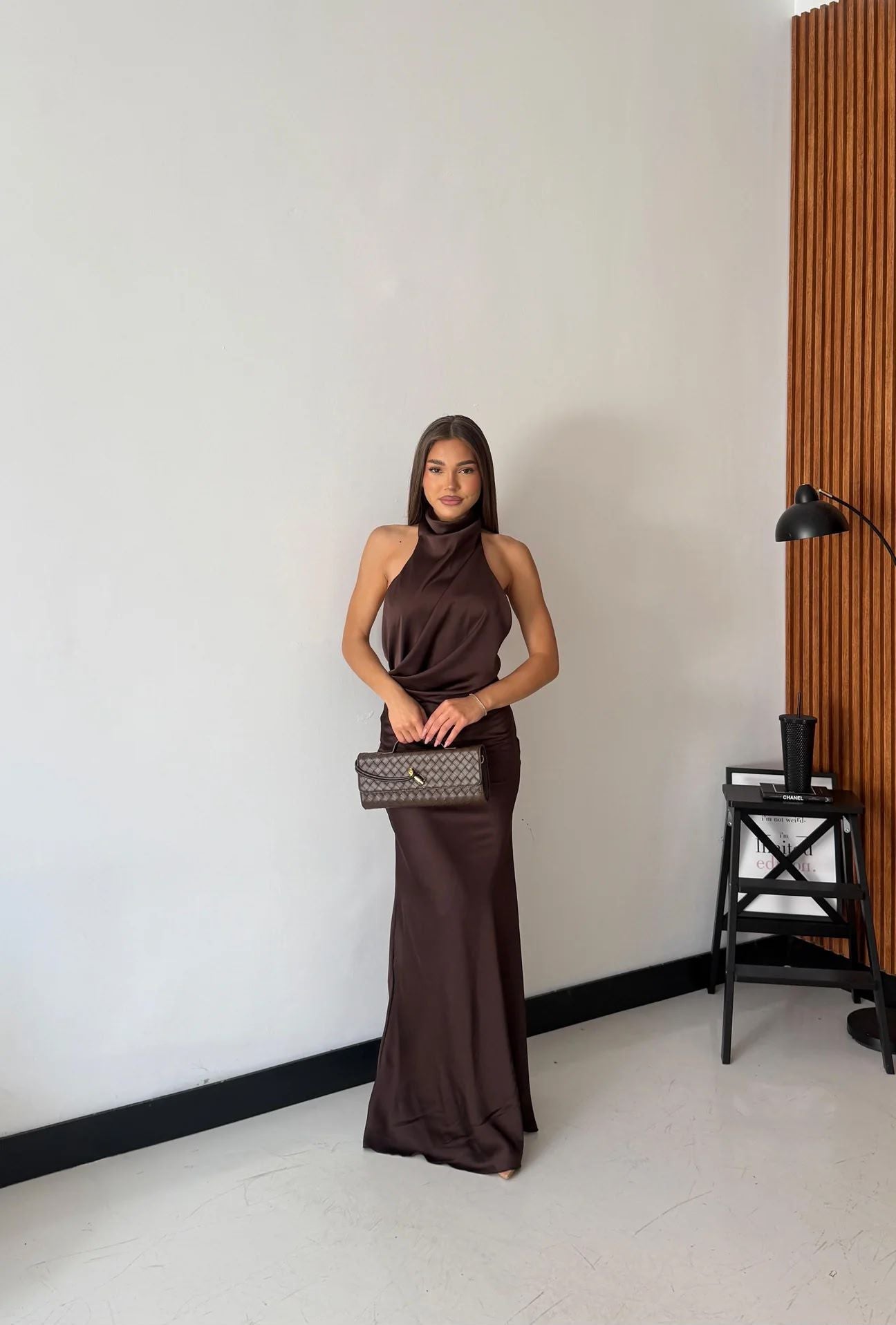 abito britney elegante in raso
