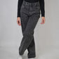 Jeans black leopard